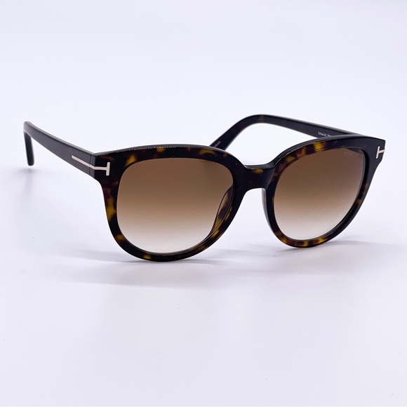 NEW TOM FORD OLIVIA-02 TF914 52F WOMEN CAT EYE HAVANA SUNGLASSES FT0914/S - Picture 5 of 8